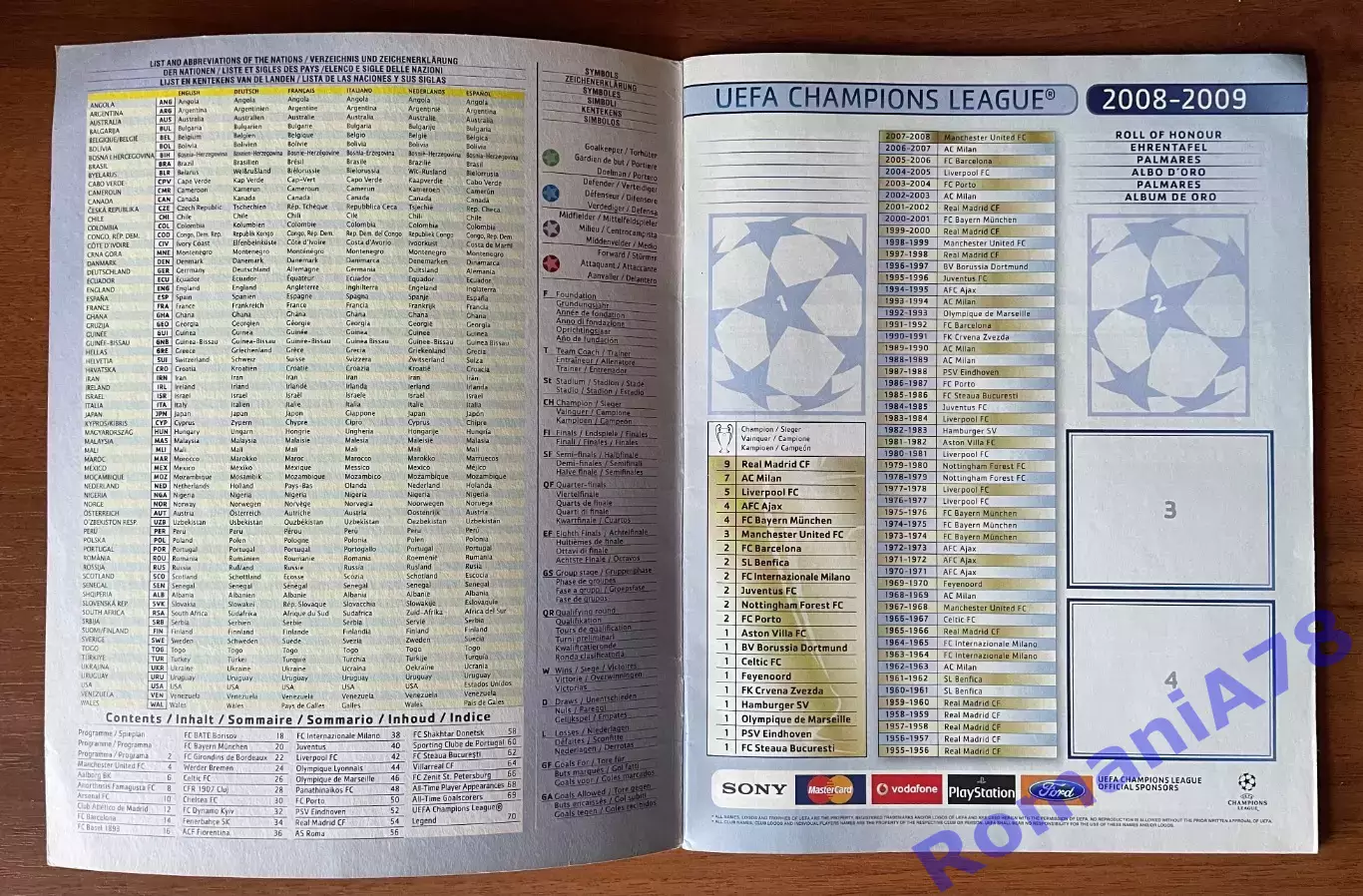 Альбом.Panini UEFA Champions League 2008-2009 3