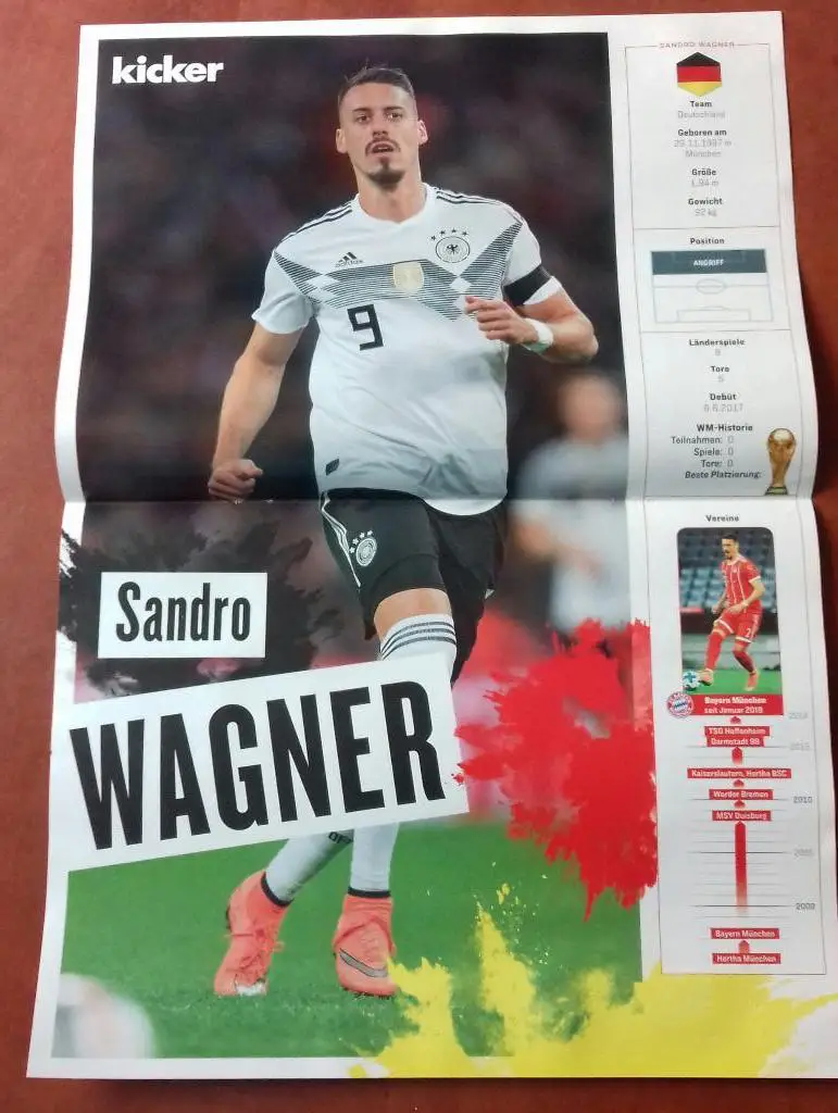 Двусторонний постер из журнала kicker(КИКЕР) 1