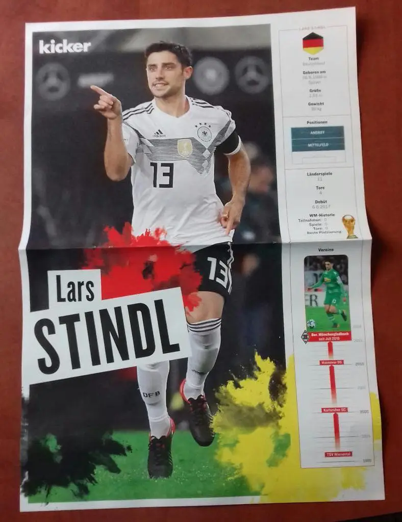 Двусторонний постер из журнала kicker(КИКЕР) 1