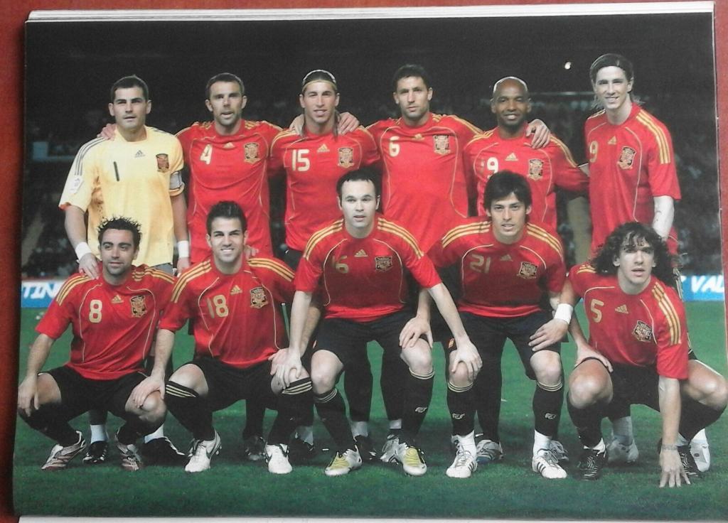Постер из журнала Футбол.Евро-2008.Сб.Испания.