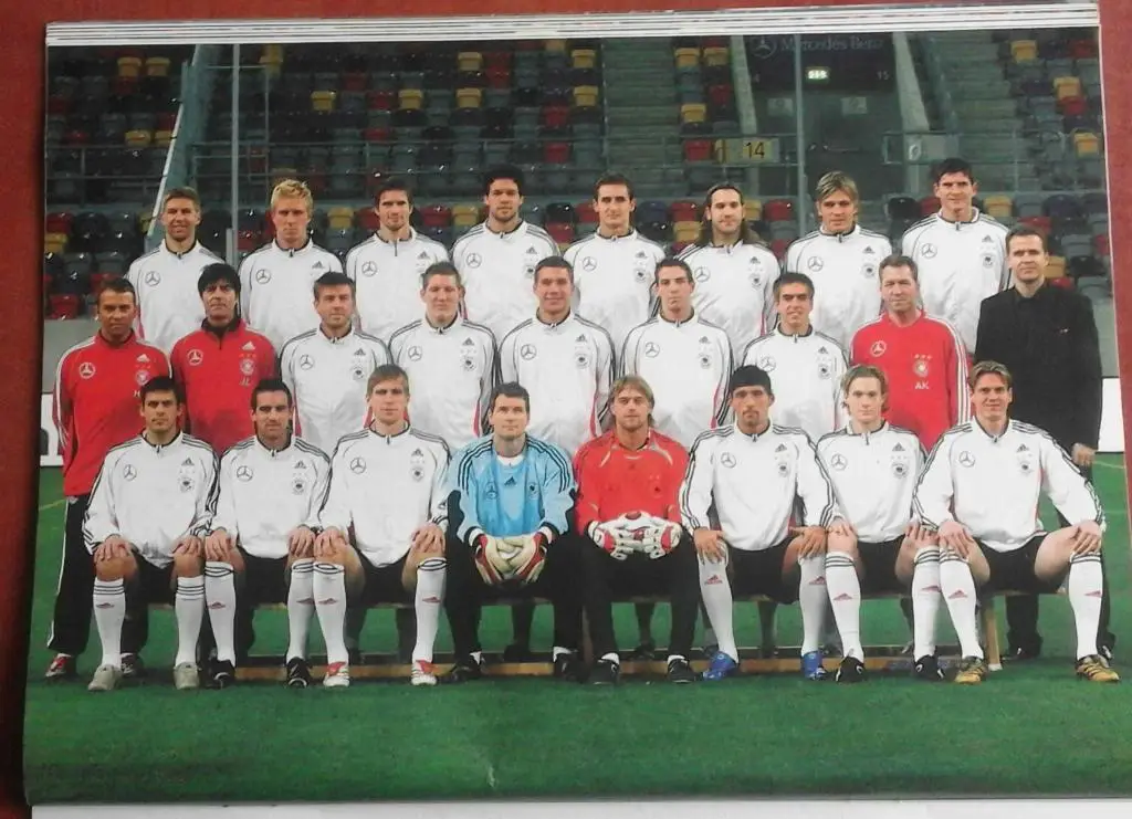 Постер из журнала Футбол.Евро-2008.Сб.Германия .