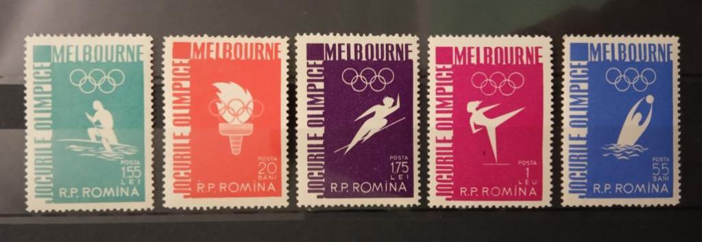 Олимпиада Мельбурн 1956 Румыния MNH мих.15-00евро