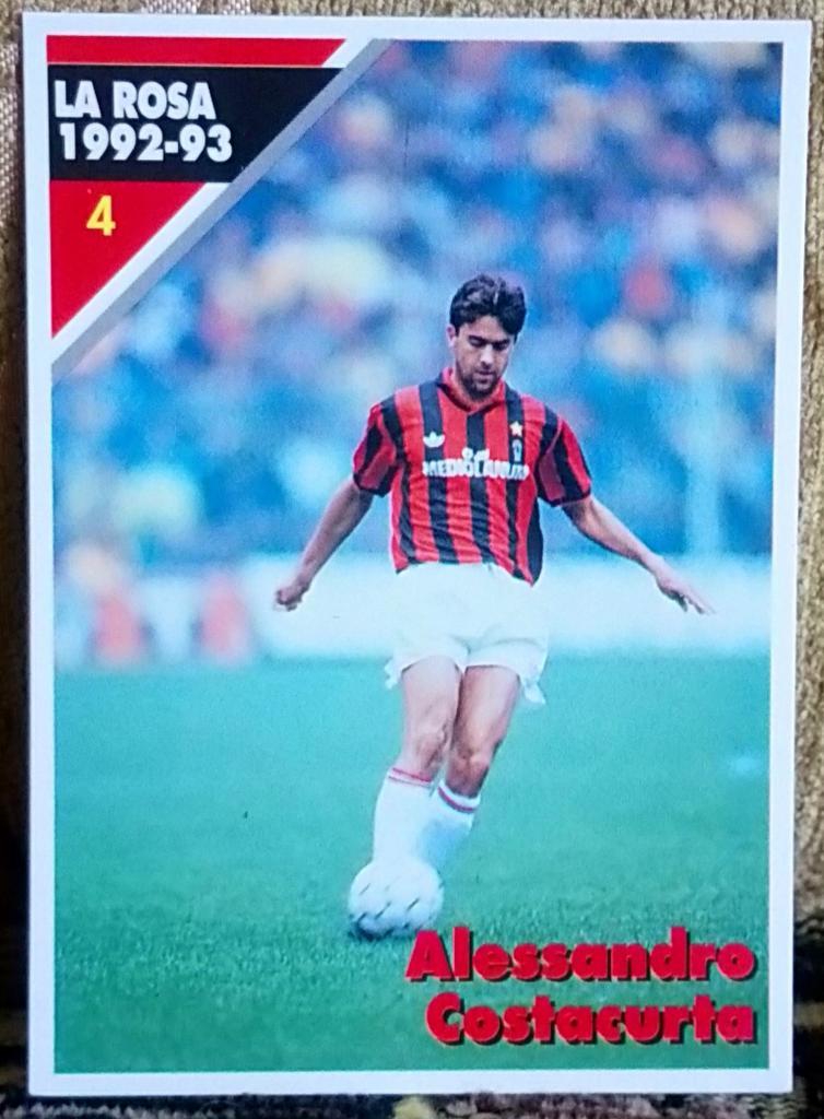 Карточка MASTERS CARDS Мілан 1992-1993: №4