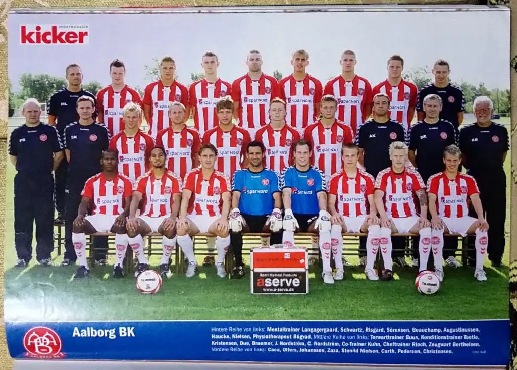 Постер из журнала Kicker(Кикер).Ольборг