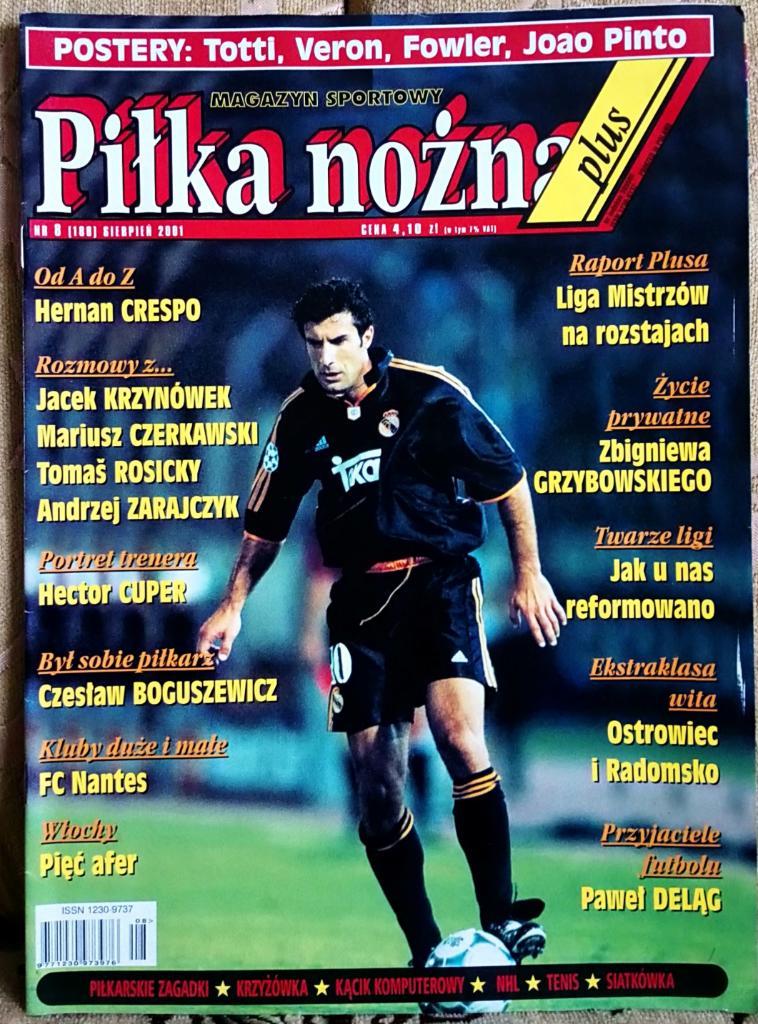 Журнал. Pilka Nozna Plus. N8, 2001.Постери. Плакати.