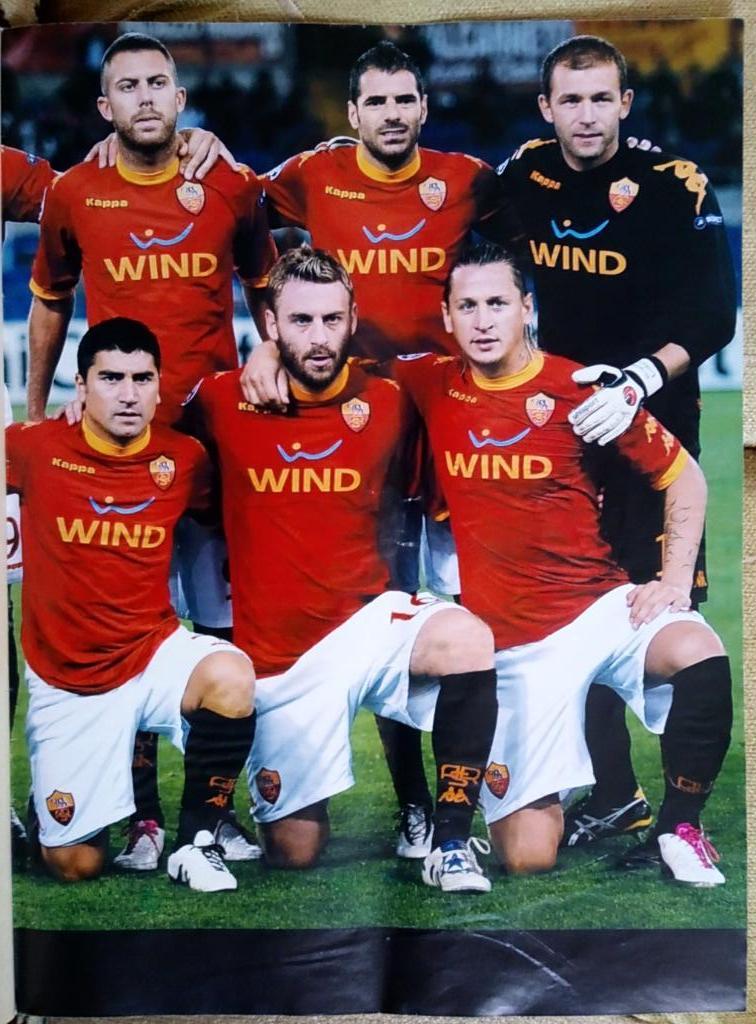 Журнал. Футбол. N 101/2010.Постер Рома, Гути. 3