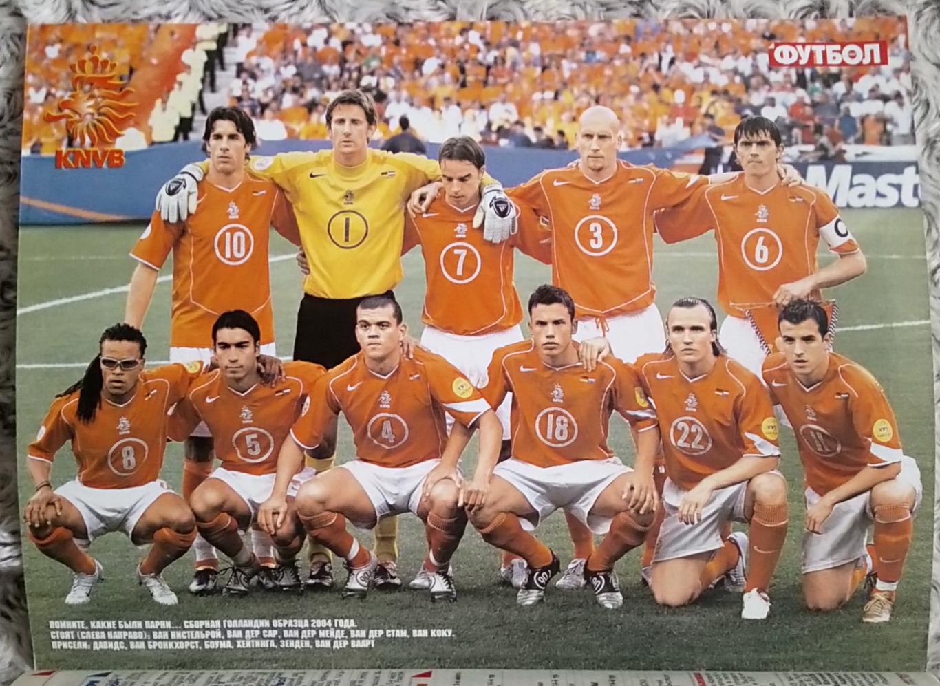 Журнал. Футбол. N24/2007. Постер Голландия. 1