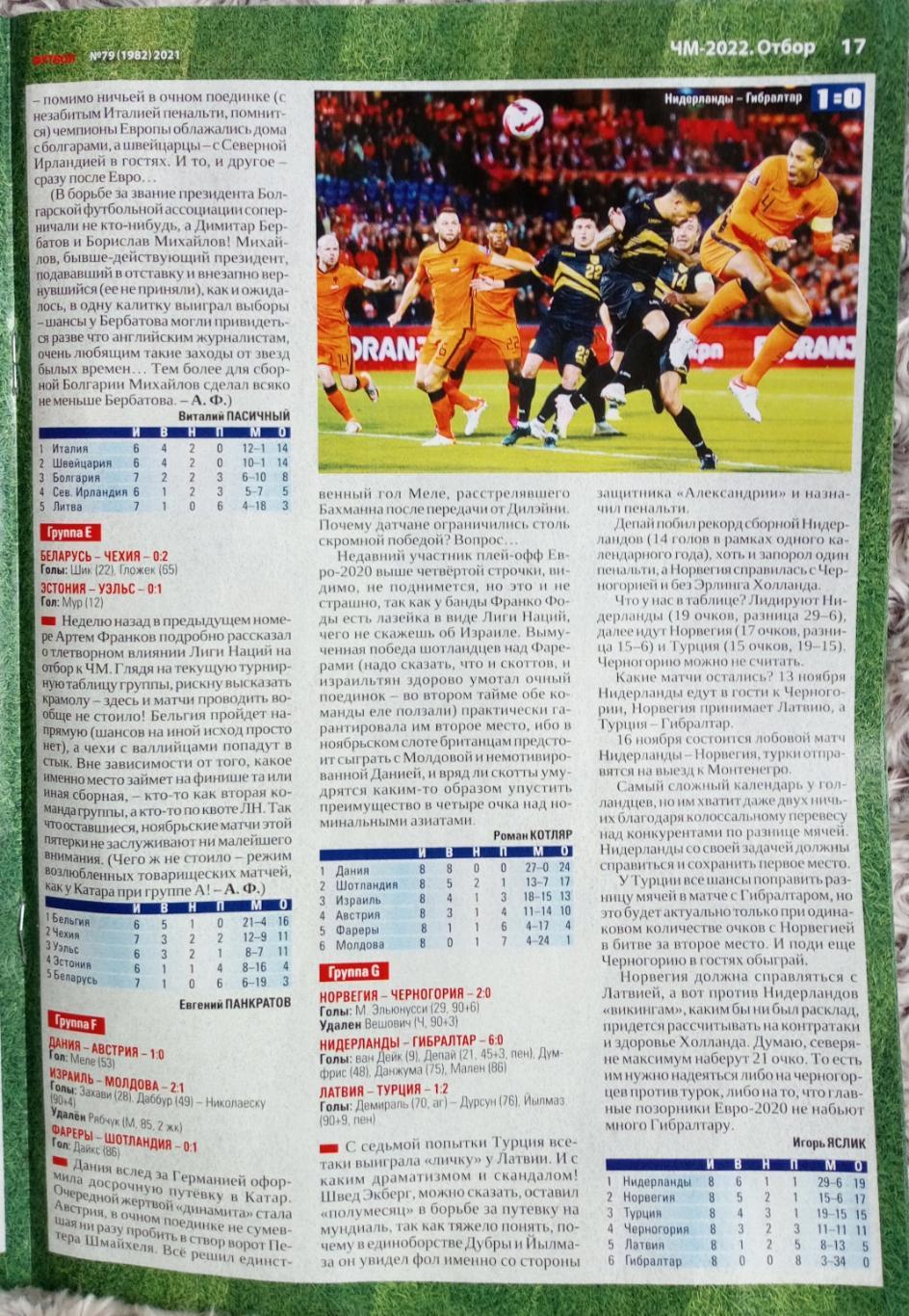 Журнал. Футбол. N79/2021. 3
