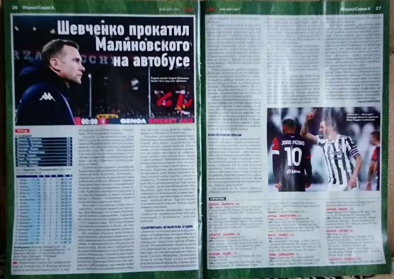 Журнал. Футбол. N 98/2021. 1