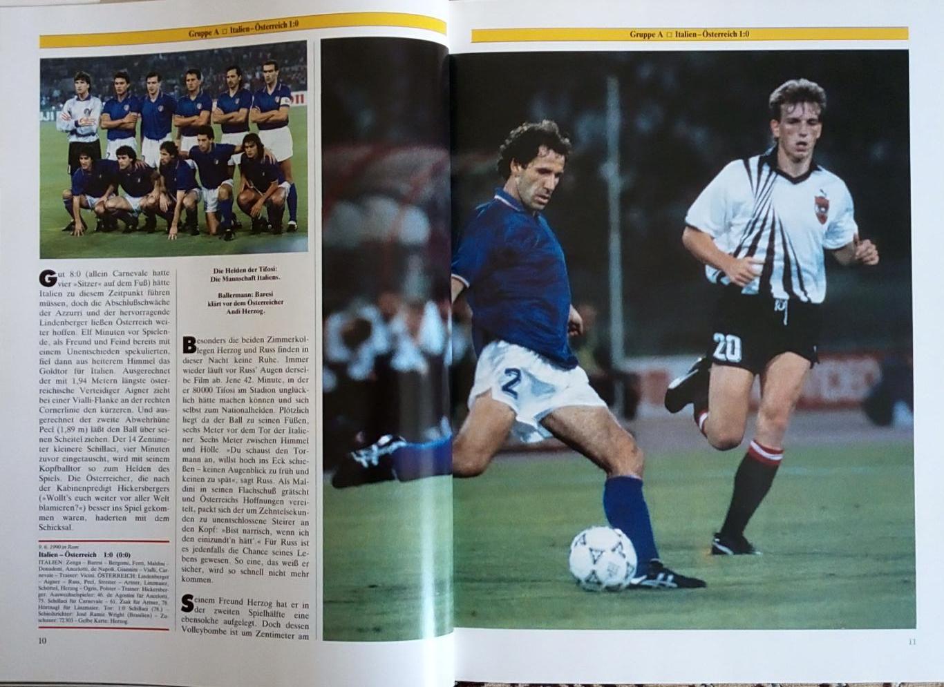 Футбол. Фотоальбом Чемпіонат Світу- 1990.Італія-90. 2