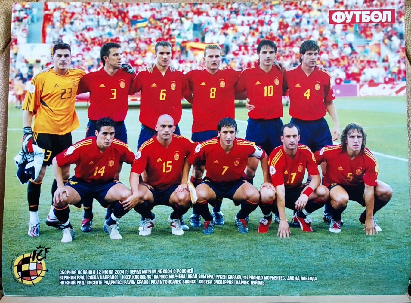Журнал. Футбол. Спецвидання.N 8/2004. Постери Іспанія, Латвія. 1