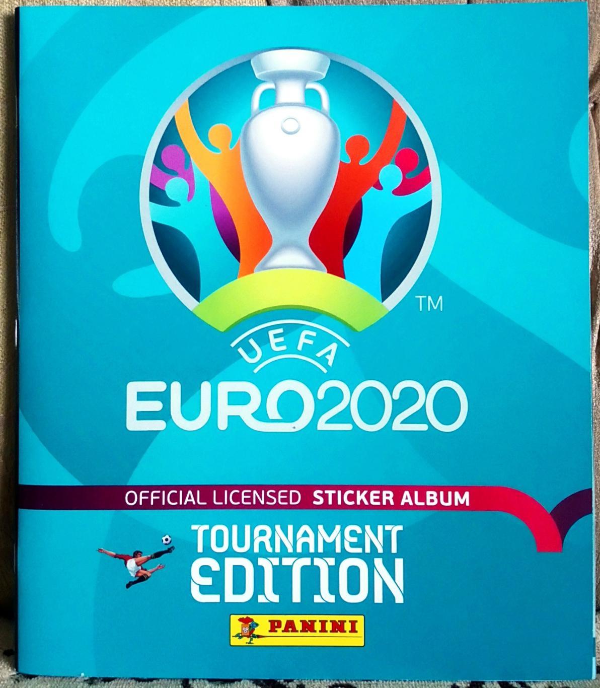 Футбол. Panini. Чемпіонат Європи - 2020.Повний альбом.
