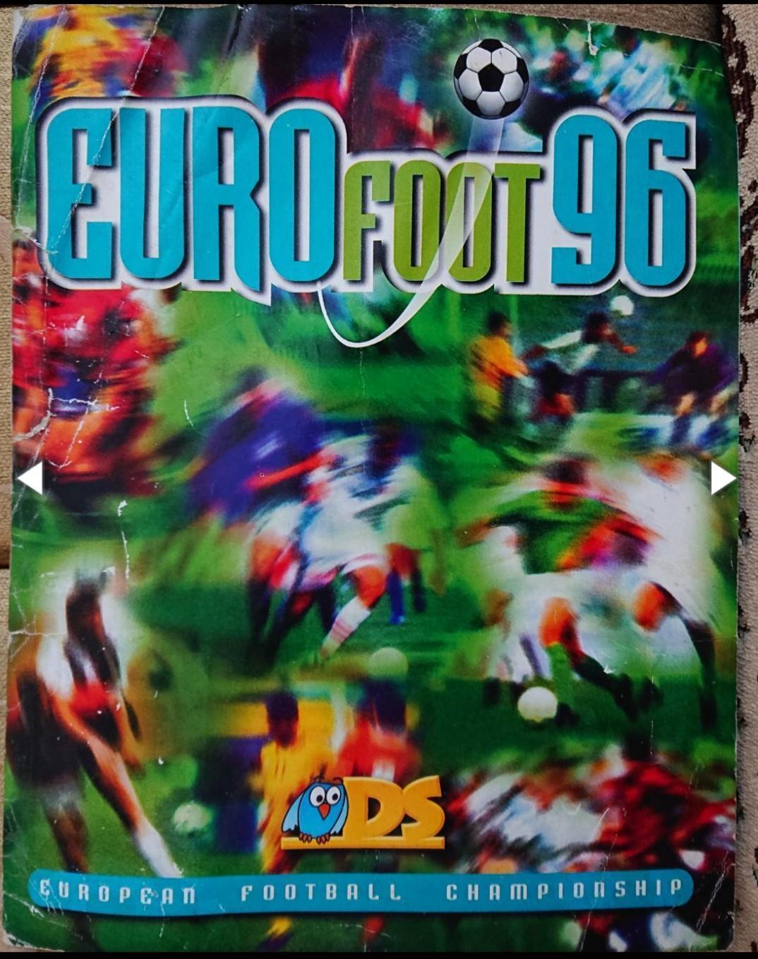 Футбол. Альбом. DS EUROfoot 96(Не Panini).
