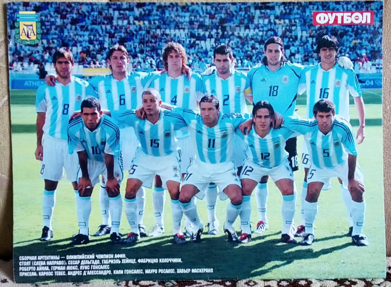 Журнал. Футбол. N 36/2004. Постери Аргентина, Руні. 1