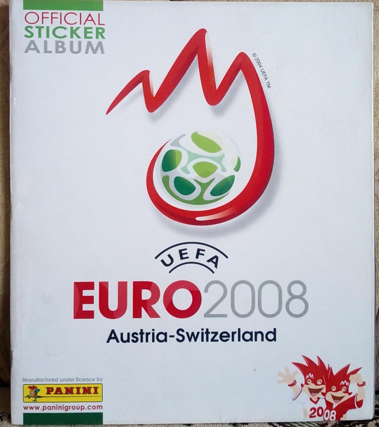 Футбол. Panini. Чемпіонат Європи 2008.