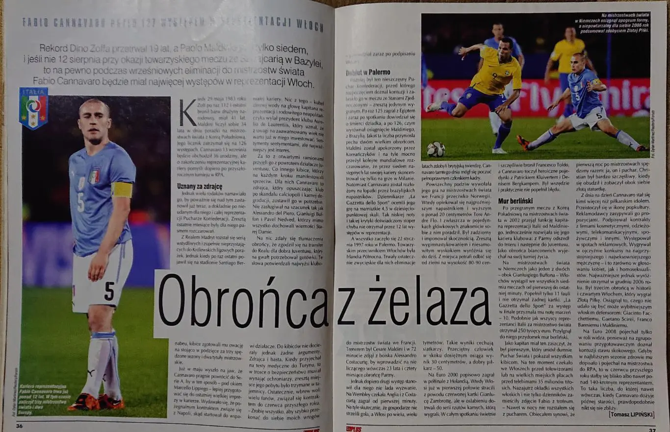 Журнал.Pilka Nozna Plus.N8/2009.Постер Роналдо. 4