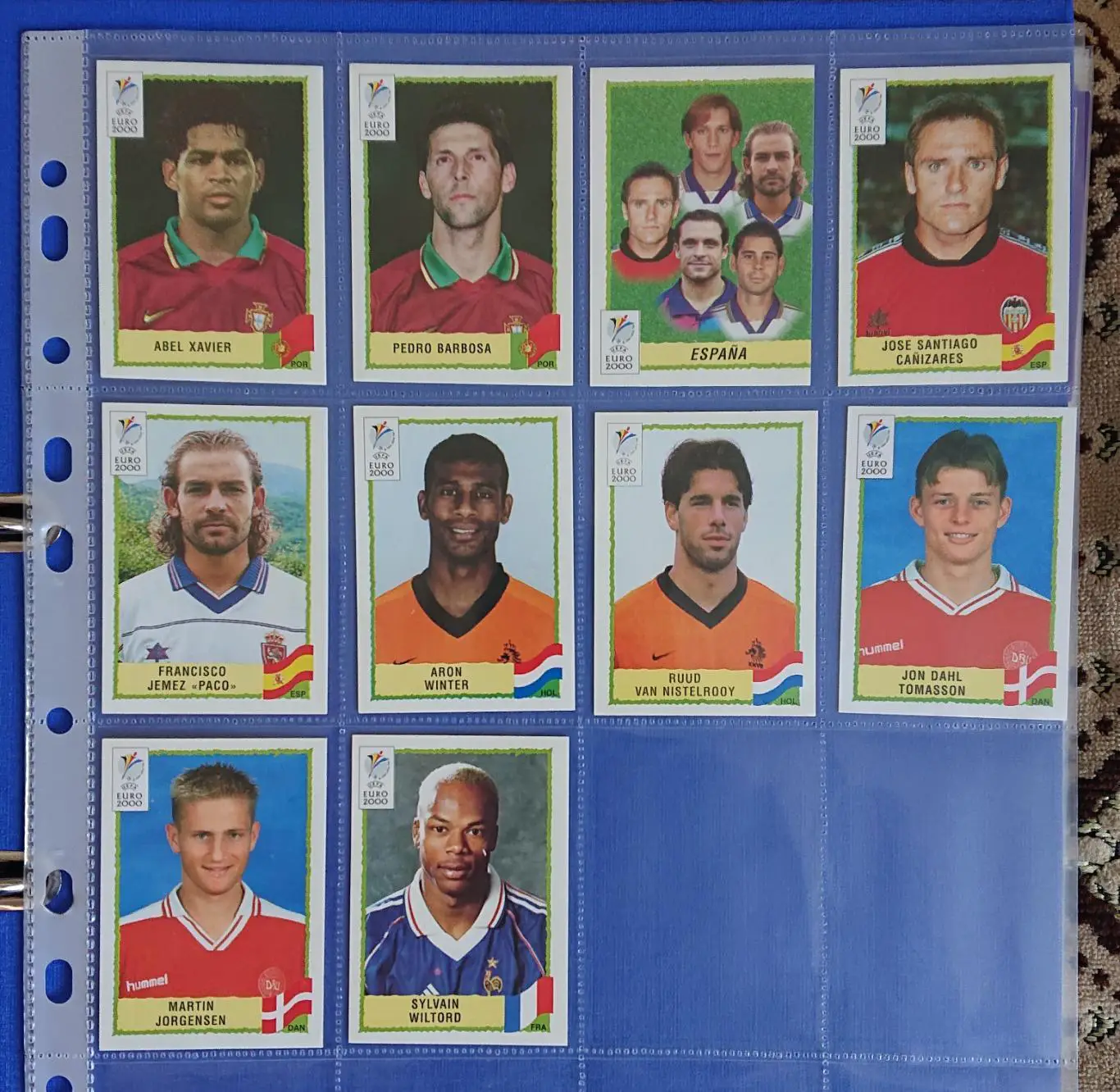 Футбол.Наклейки.Panini.Чемпі онат Європи-2000.Поштучно. 1