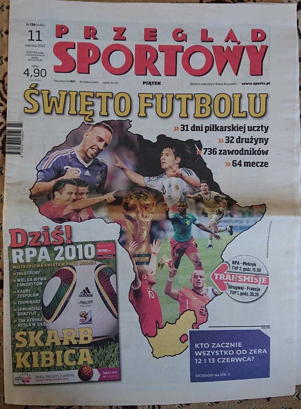 Футбол.Газета.Przeglad Sportowy.N134/2010.