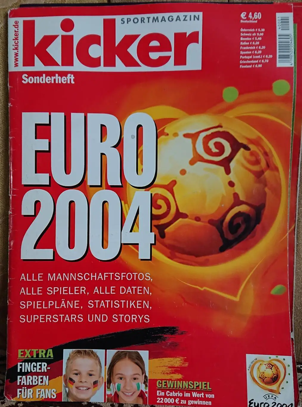 Футбол. Kicker. Спецвидання. Чемпіонат Європи 2004.