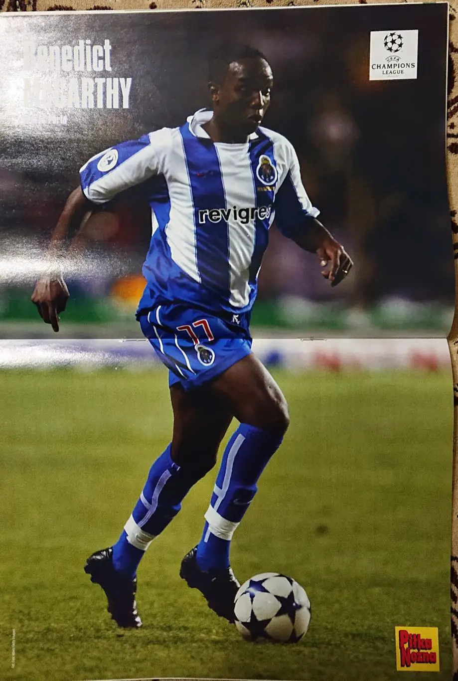 Журнал. Футбол Pilka Nozna N9/2004.Постер Маккарті. 1