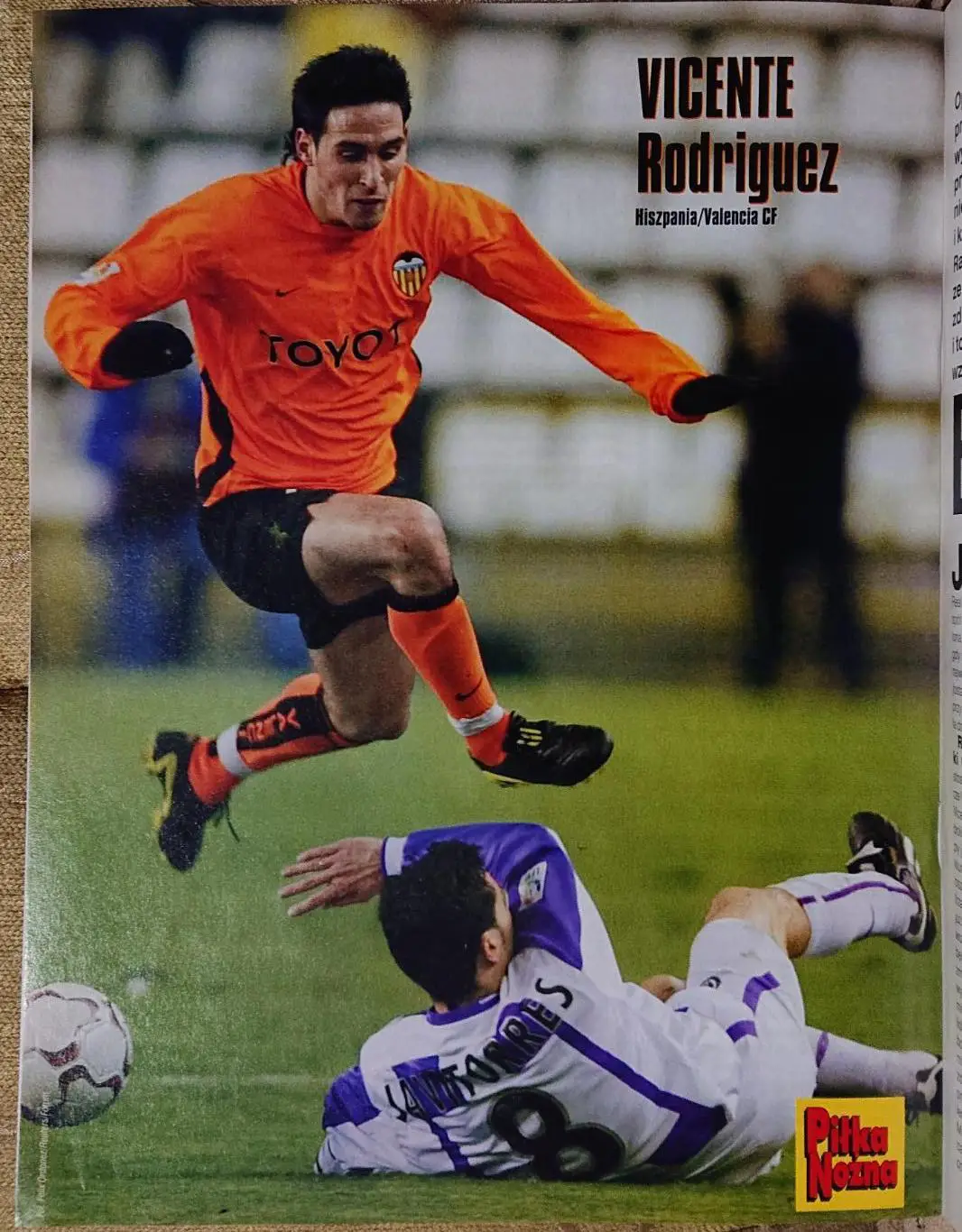 Журнал. Футбол Pilka Nozna N20/2004. Постер Вердер,Вісенте. 1