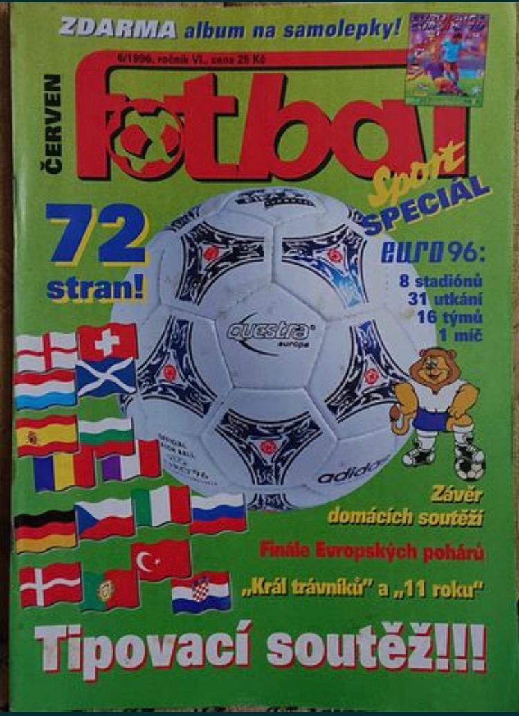 Футбол.Fotbal.Спецвипуск.Чемпіонат Європи-1996.