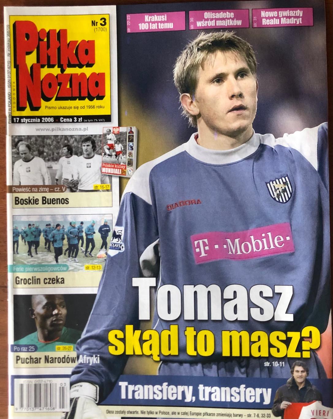 Журнал. Футбол Pilka Nozna N3/2006.Постер Мідо