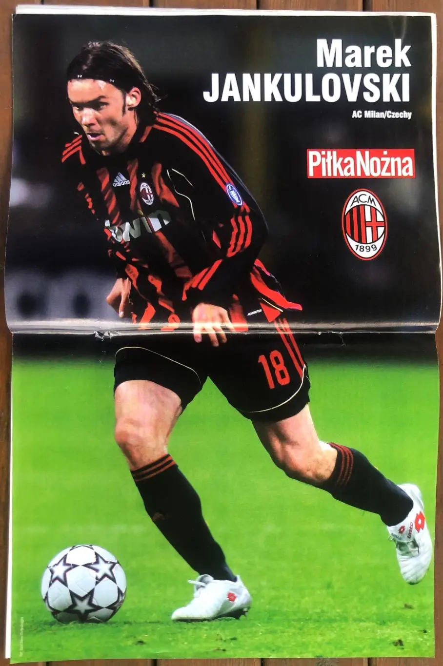 Журнал. Футбол Pilka Nozna N40/2008.Постер Янкуловскі. 1