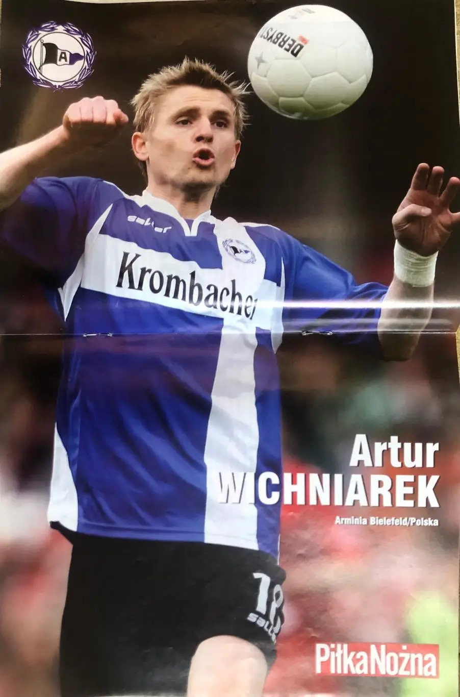 Журнал. Футбол Pilka Nozna N37/2008.Постер Віхнярек 1