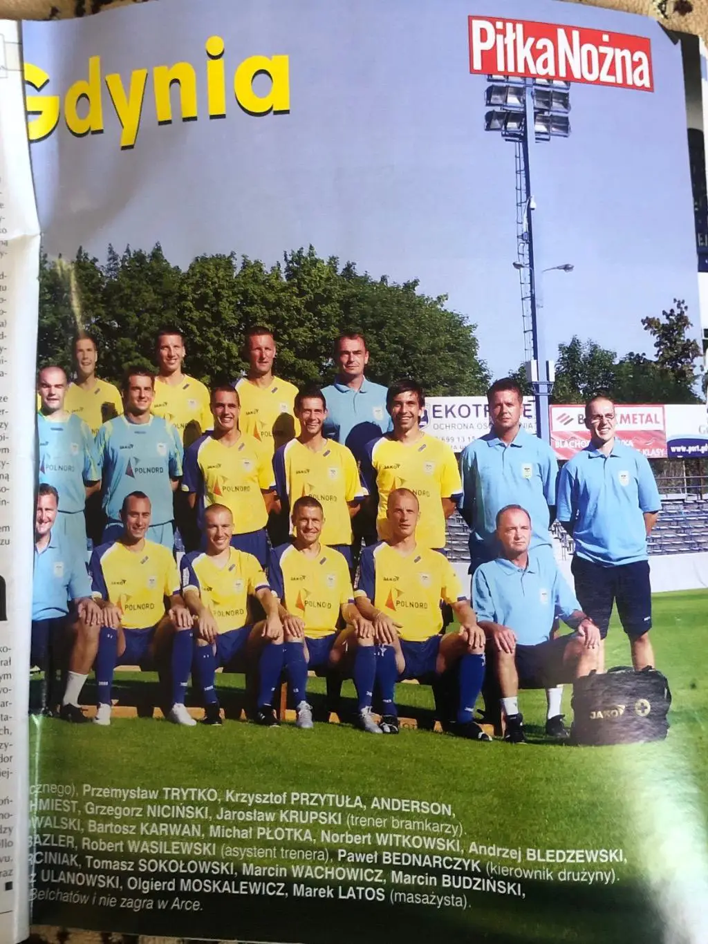 Журнал. Футбол Pilka Nozna N34/2008.Постер Гурнік,Арка 3