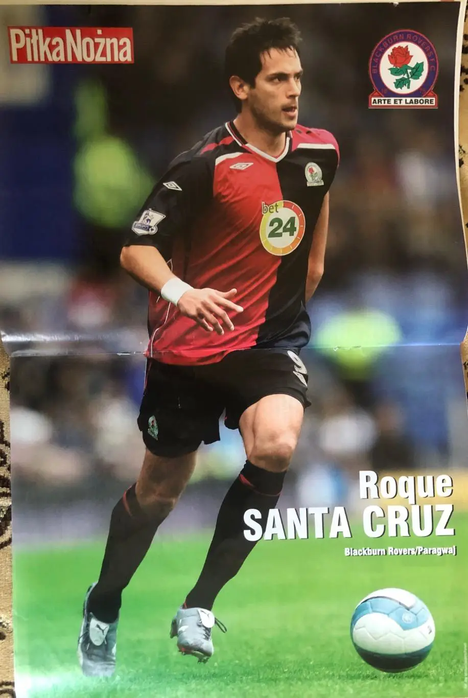 Журнал. Футбол Pilka Nozna N35/2008.Постер Санта Круз 1