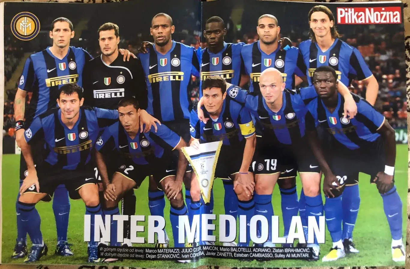 Журнал. Футбол Pilka Nozna N48/2008.Постер Інтер 1