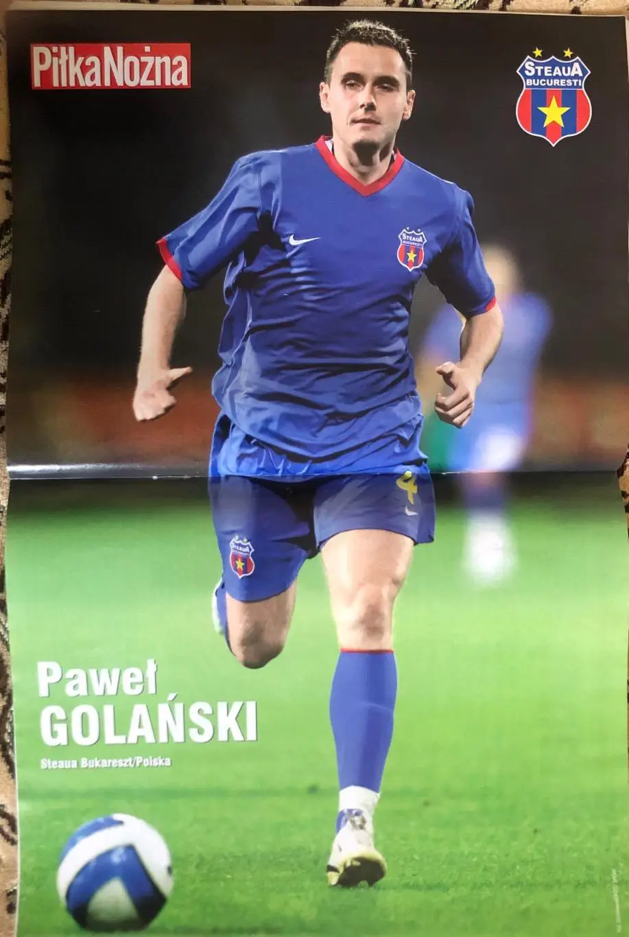 Журнал. Футбол Pilka Nozna N17/2008.Постер Голанскі 1