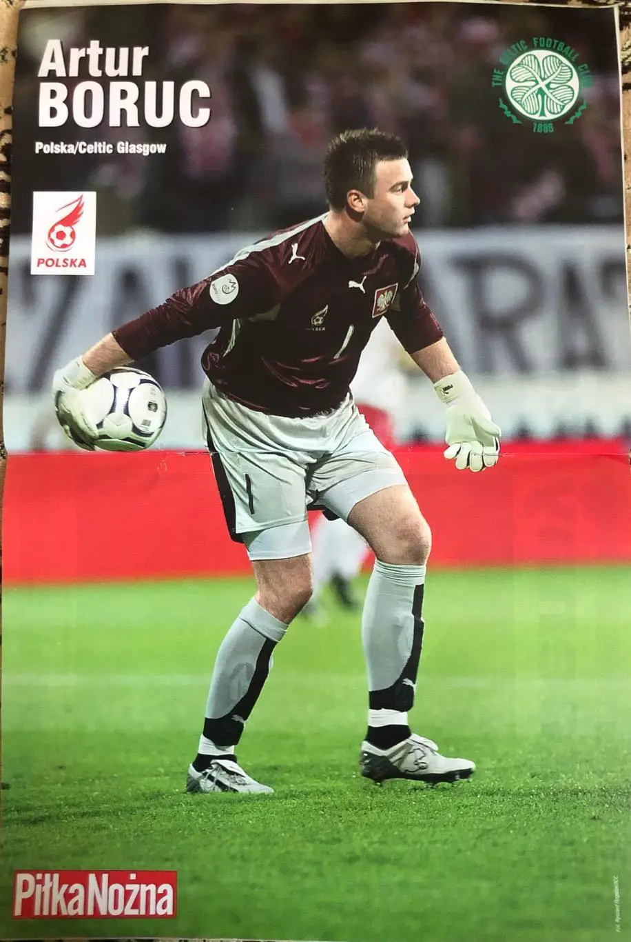 Журнал. Футбол Pilka Nozna N2/2008.Постер Боруц 1