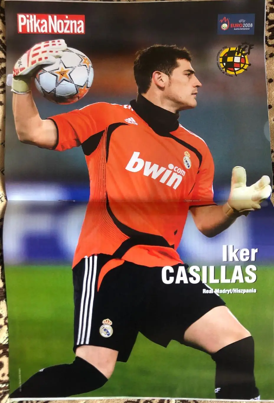 Журнал. Футбол Pilka Nozna N24/2008.Постер Касільяс 1