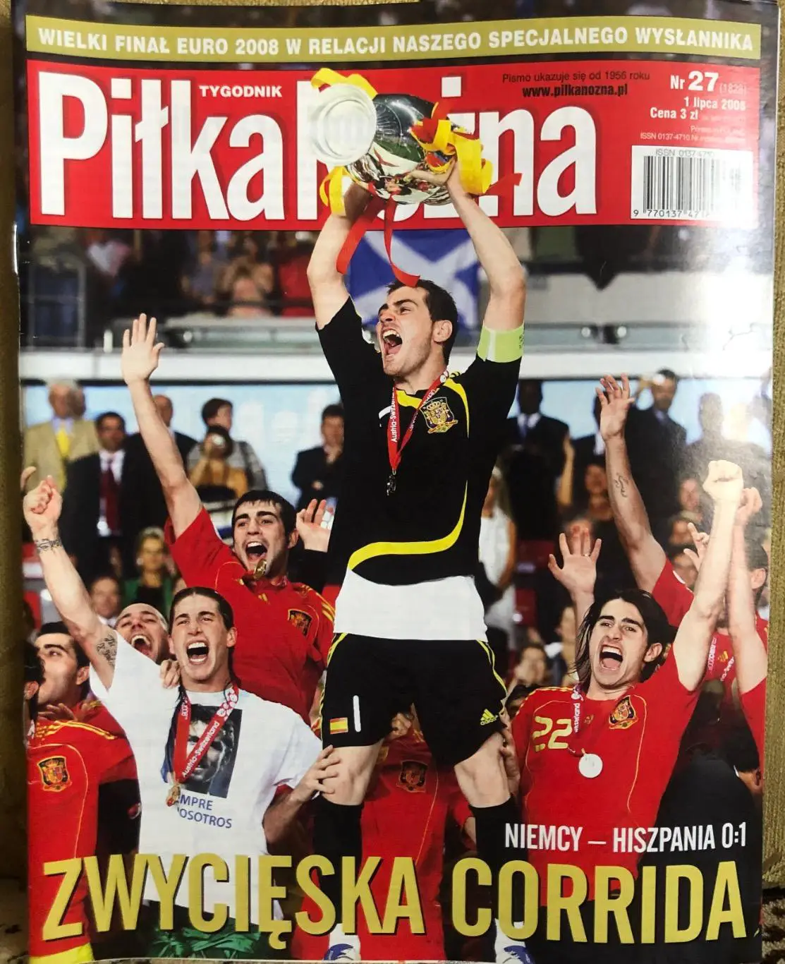 Журнал. Футбол Pilka Nozna N27/2008.Постер Аршавін