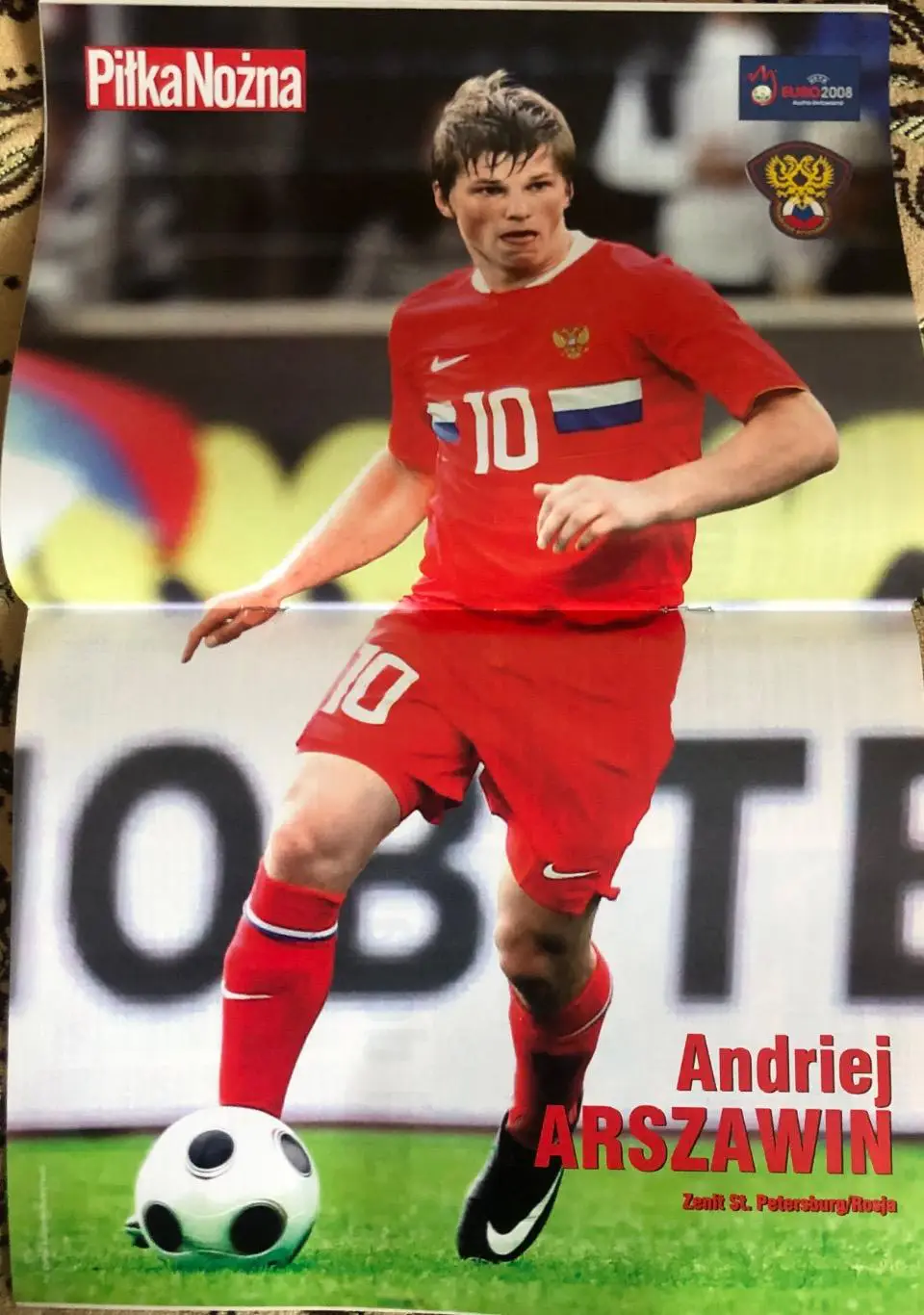 Журнал. Футбол Pilka Nozna N27/2008.Постер Аршавін 1