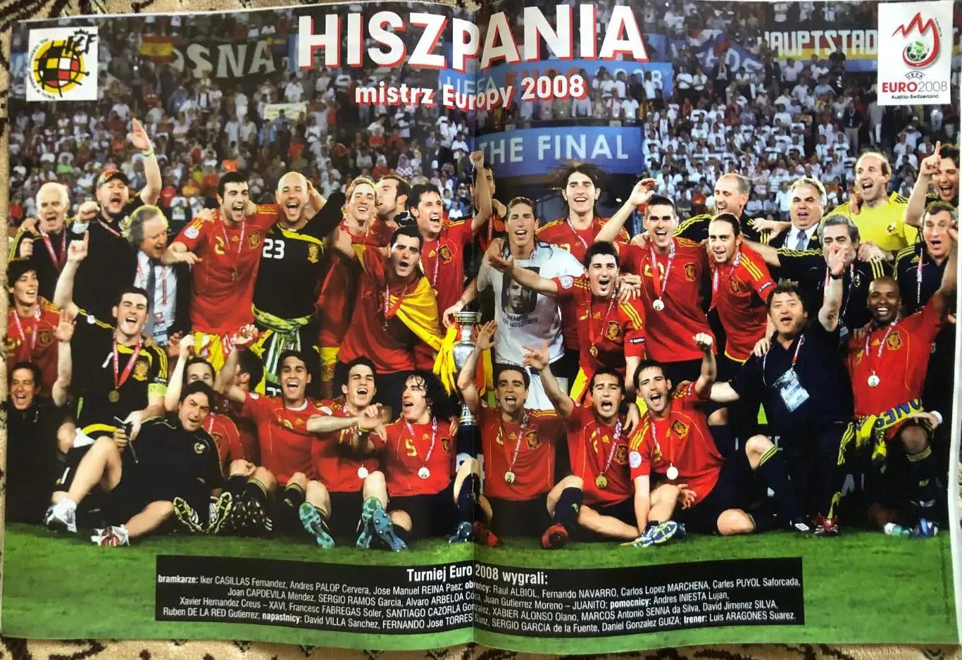 Журнал. Футбол Pilka Nozna N28/2008.Постер Іспанія 1