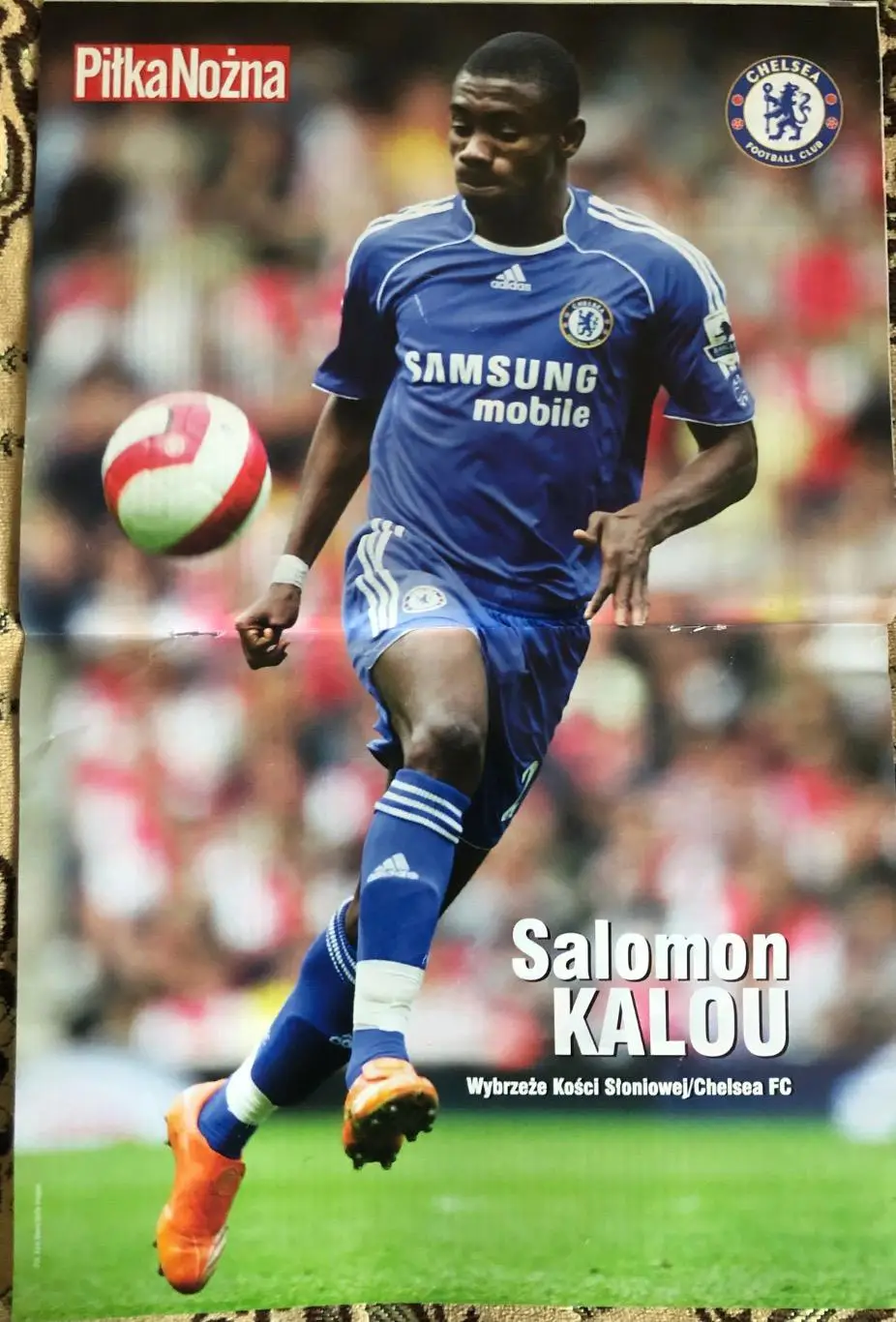 Журнал. Футбол Pilka Nozna N5/2008.Постер Калу 1