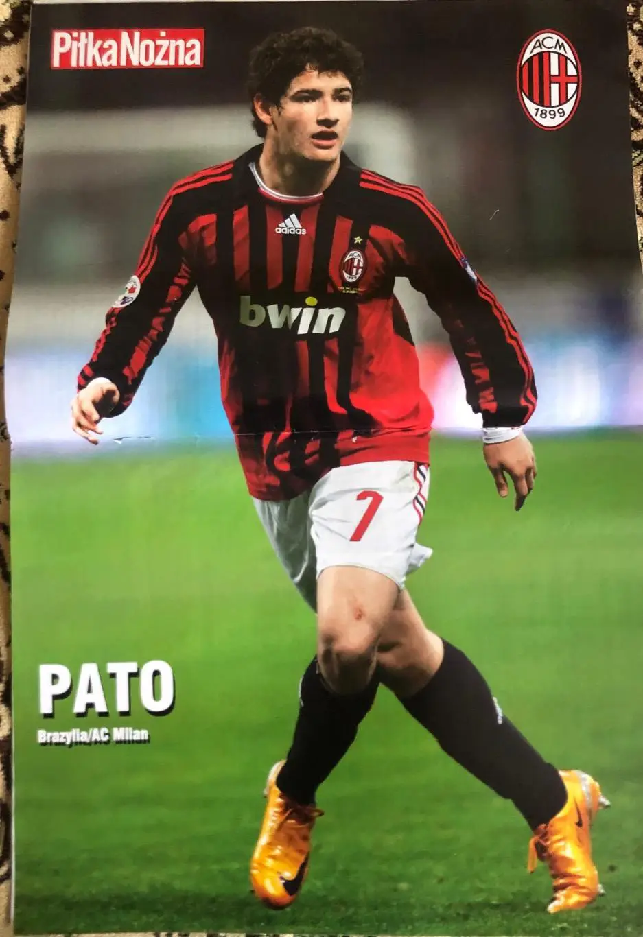 Журнал. Футбол Pilka Nozna N6/2008.Постер Пато 1