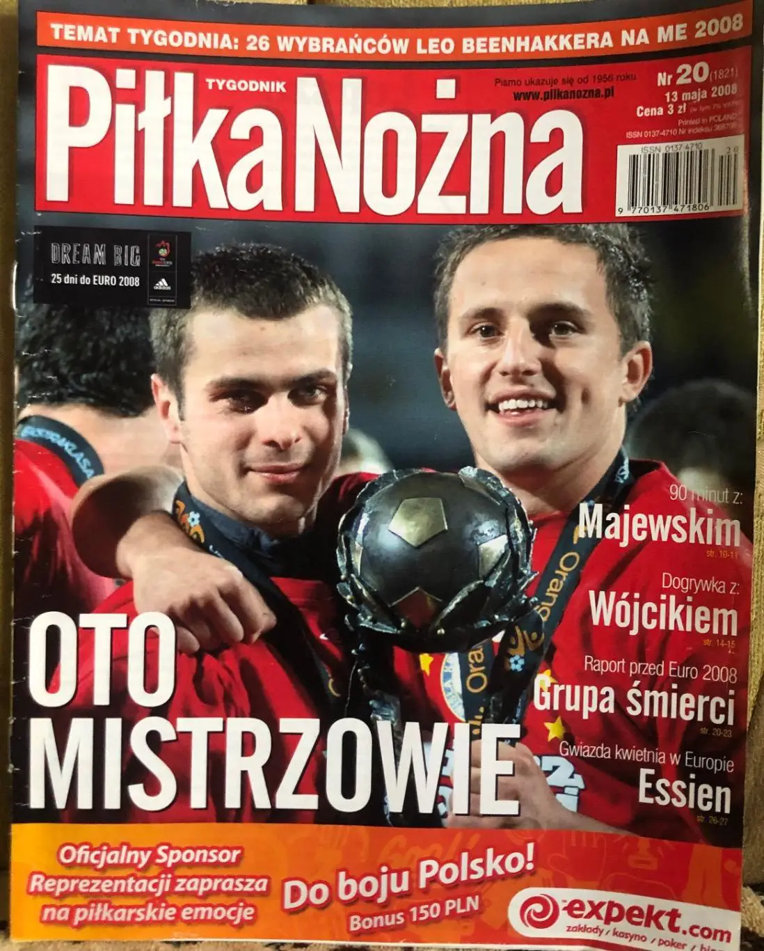 Журнал. Футбол Pilka Nozna N20/2008.Постер Реал
