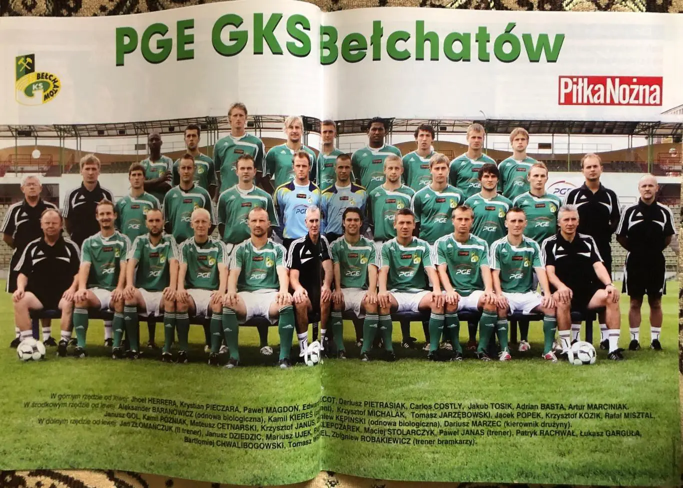 Журнал. Футбол Pilka Nozna N29/2008.Постер ГКС 1