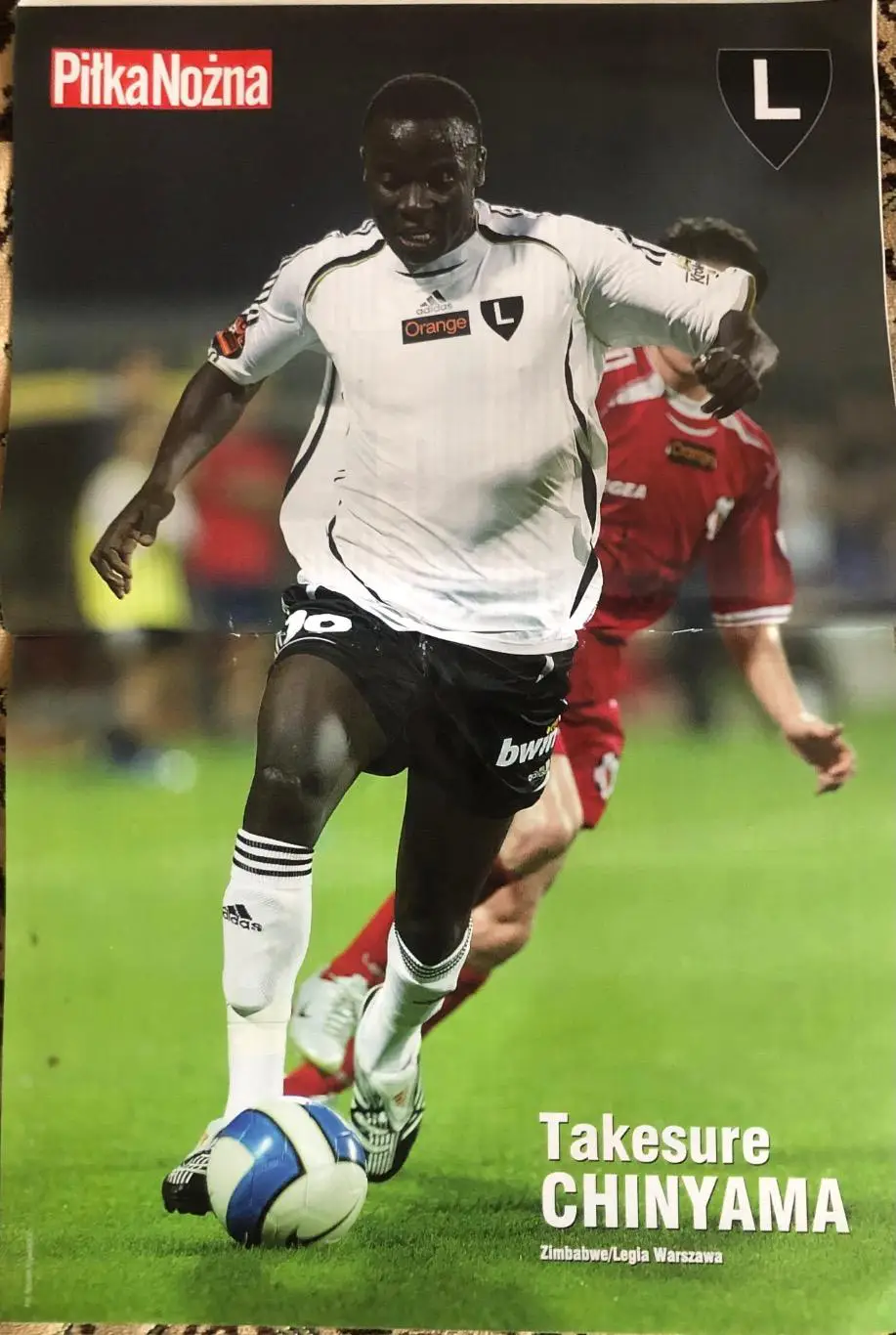 Журнал. Футбол Pilka Nozna N8/2008.Постер Чіньяма 1