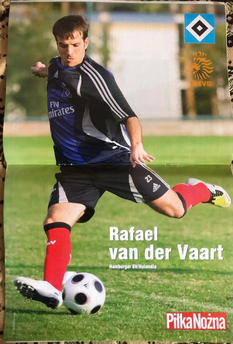 Журнал. Футбол Pilka Nozna N22/2008.Постер Ван дер Варт 1