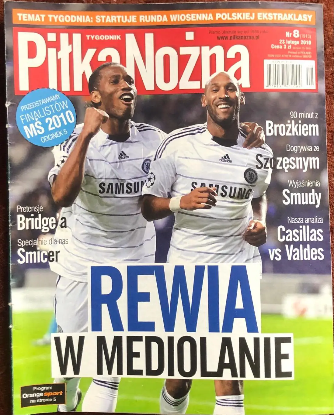 Журнал. Футбол Pilka Nozna N8/2010 Постер Легія