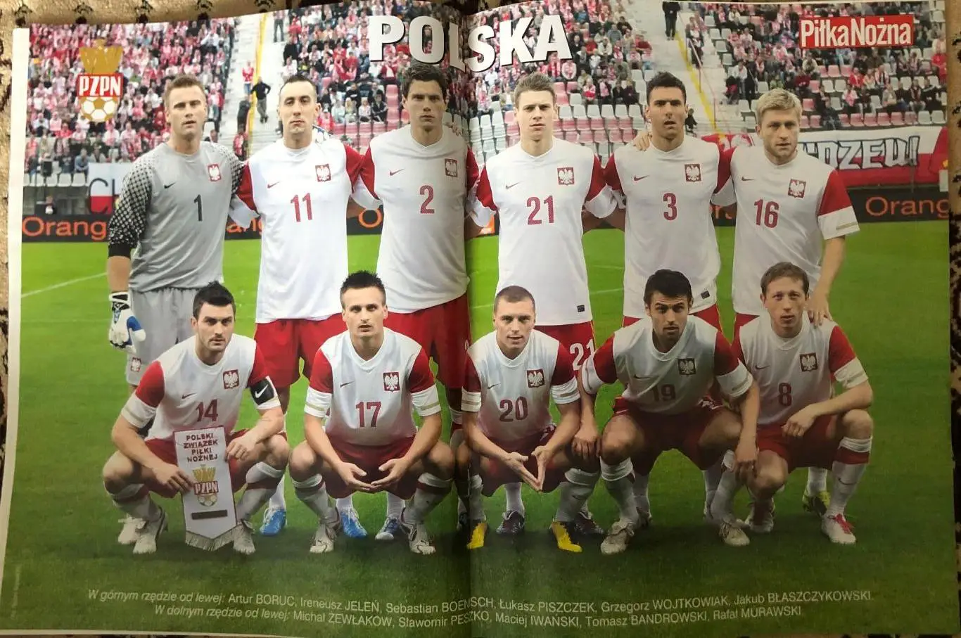 Журнал. Футбол Pilka Nozna N36/2010 Постер Польща 1