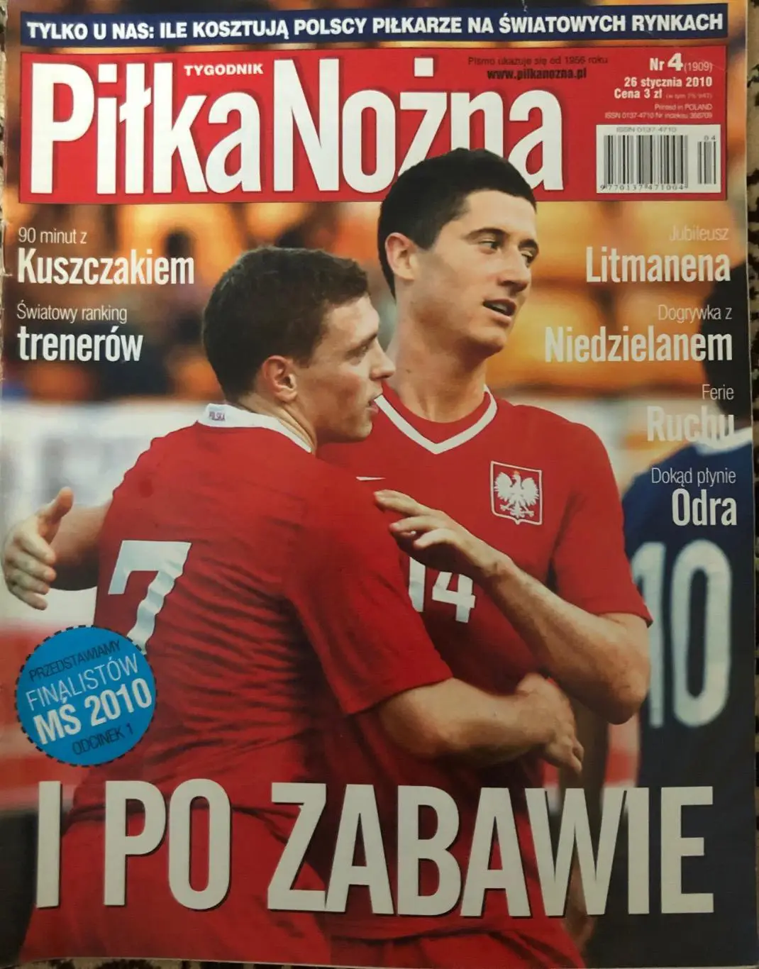 Журнал. Футбол Pilka Nozna N4/2010 Постер Етоо