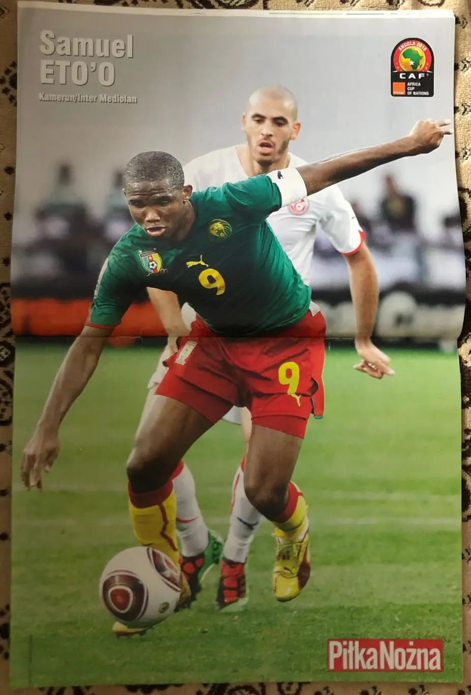 Журнал. Футбол Pilka Nozna N4/2010 Постер Етоо 1