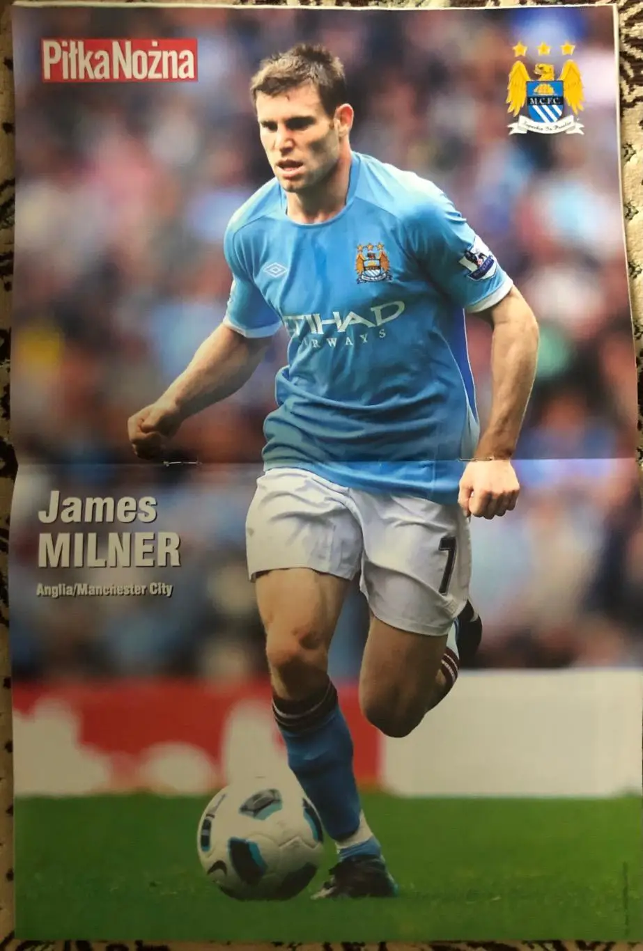 Журнал. Футбол Pilka Nozna N38/2010 Постер Мілнер 1