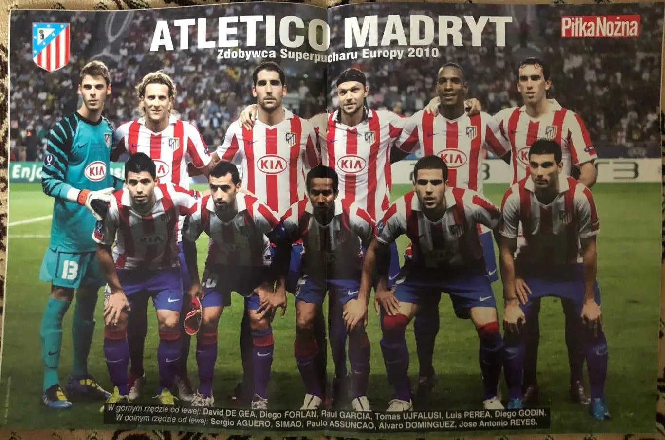 Журнал. Футбол Pilka Nozna N35/2010 Постер Атлетіко 1
